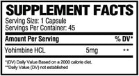 Revive Yohimbine HCL fat burner fact