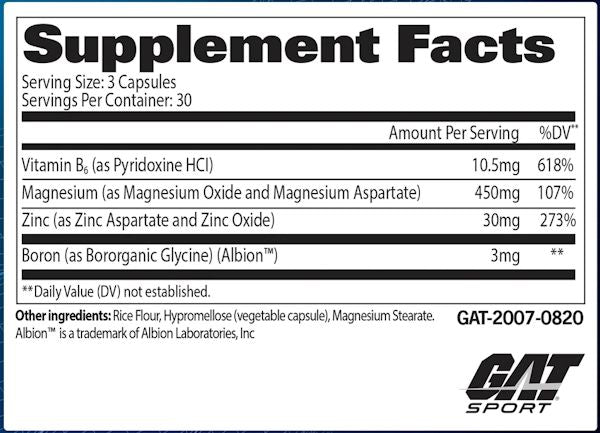 GAT Sport ZMAG-T Muscle Performance sleep nigh time muscle recovery fact